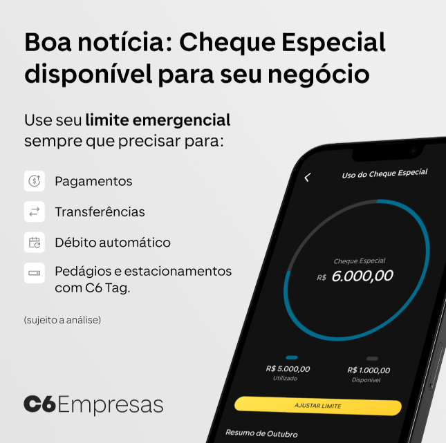 Cheque Especial Disponível